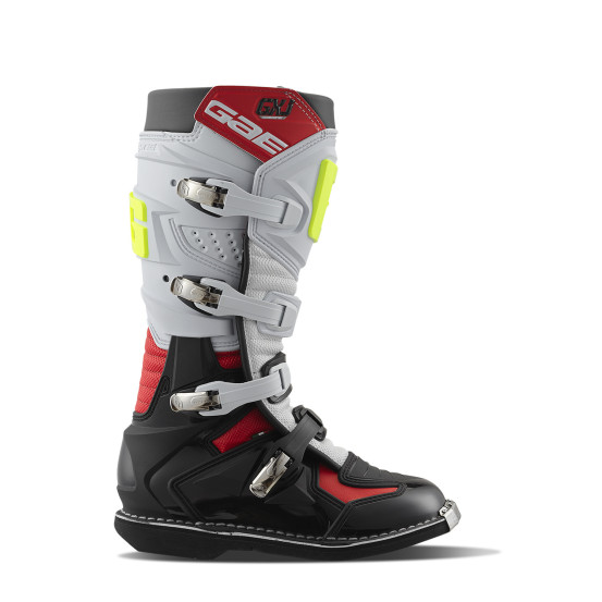 Bottes cross enfant Gaerne GXJ - Noir Blanc Rouge