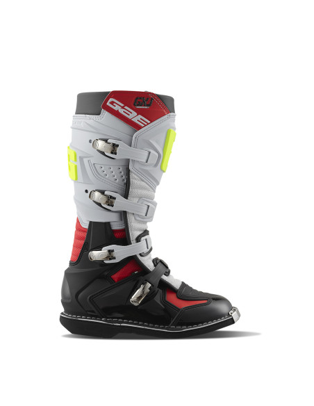 Bottes cross enfant Gaerne GXJ - Noir Blanc Rouge
