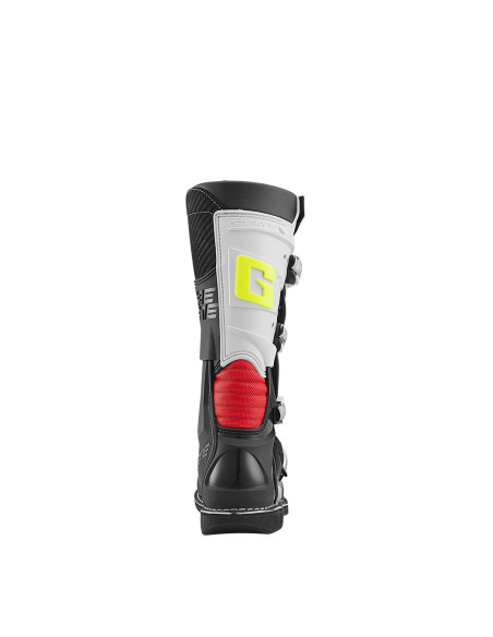 Bottes cross enfant Gaerne GXJ - Noir Blanc Rouge