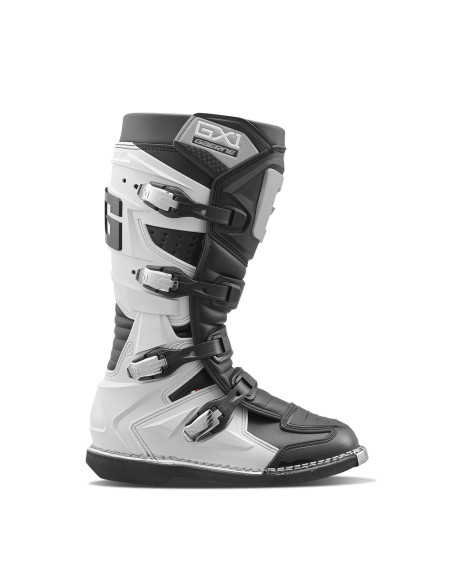 Bottes cross Gaerne GX1 - Noir Blanc Gris