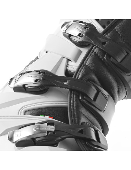 Bottes cross Gaerne GX1 - Noir Blanc Gris