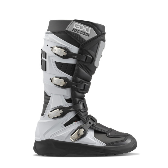 Bottes cross Gaerne GX1 EVO - Noir Blanc Gris