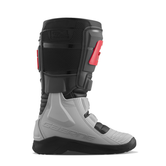 Bottes cross Gaerne GX1 EVO - Anthracite Gris Rouge