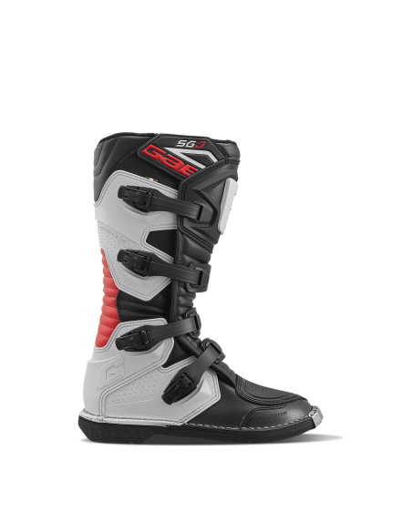 Bottes cross enfant Gaerne SGJ - Noir Blanc Rouge