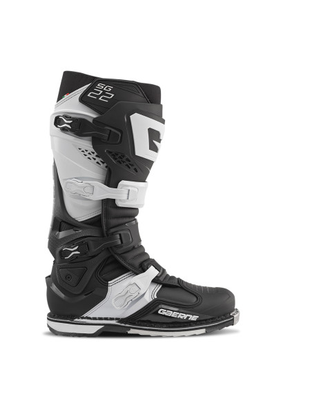 Bottes cross Gaerne SG22 - Noir Blanc