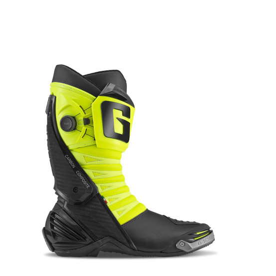 Bottes moto Gaerne GP1 LS - Noir Jaune Fluo