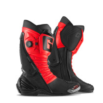 Bottes moto Gaerne GP1 LS - Noir Rouge Fluo