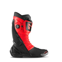 Bottes moto Gaerne GP1 LS - Noir Rouge Fluo 2