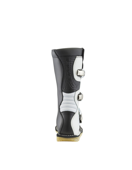 Bottes moto trial Gaerne Balance Pro Tech - Blanc Noir Jaune Fluo