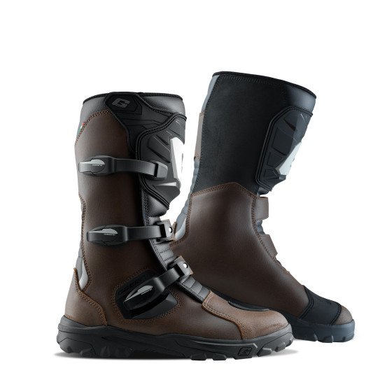 Bottes moto trail Gaerne G Adventure Aquatech - Marron