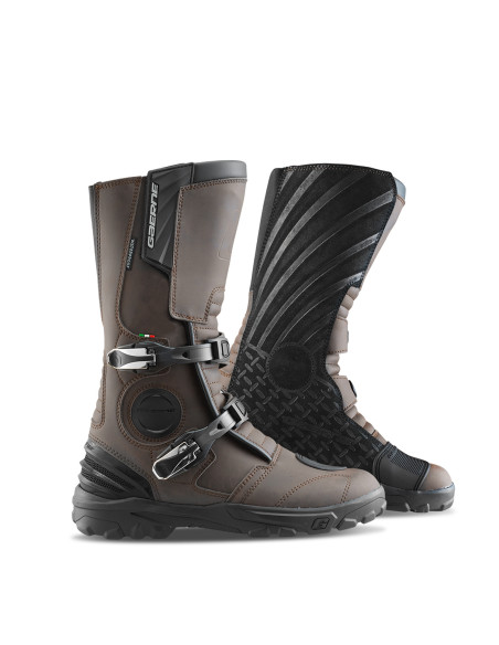 Bottes moto trail Gaerne G Midland Aquatech - Marron