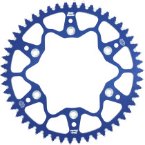 Couronne MOTO MASTER alu anti-boue - Pas 520 - Bleu - YZF WRF
