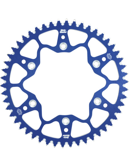 Couronne MOTO MASTER alu anti-boue - Pas 520 - Bleu - YZF WRF