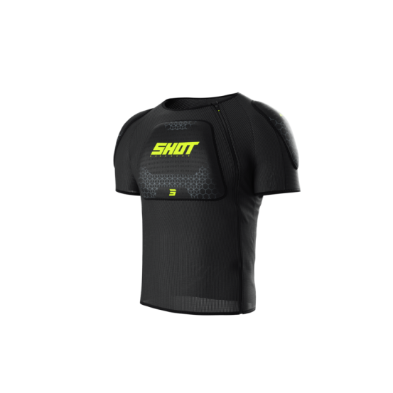 Gilet de protection Shot Airlight - Noir Jaune Fluo