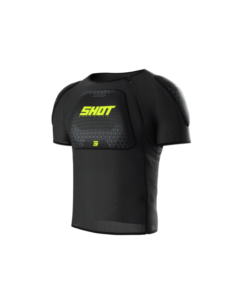 Gilet de protection Shot Airlight - Noir Jaune Fluo