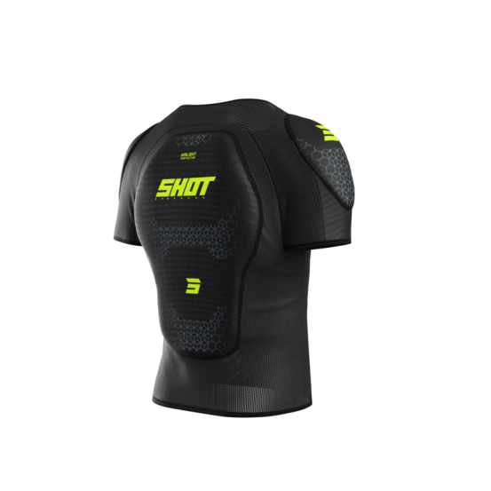 Gilet de protection Shot Airlight - Noir Jaune Fluo