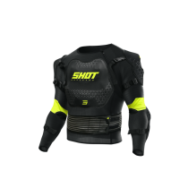 Gilet de protection enfant Shot Optimal 2.0 - Noir Jaune Fluo