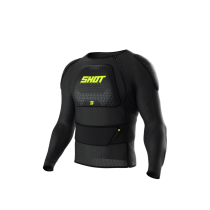 Gilet de protection enfant Shot Airlight - Noir Jaune Fluo