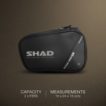 Sacoche de jambe porte-documents moto SHAD SL05 2L V2 2