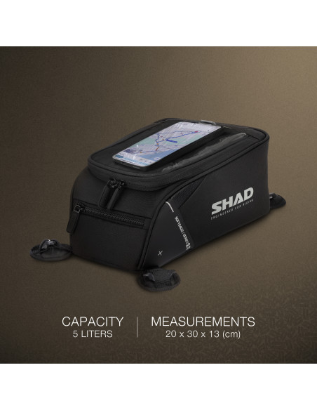 Sacoche de réservoir SHAD SL12M magnétique universelle V2