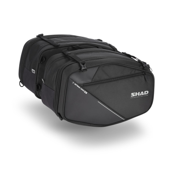 Sacoches cavalières extensibles SHAD SL58 36 à 46L V2