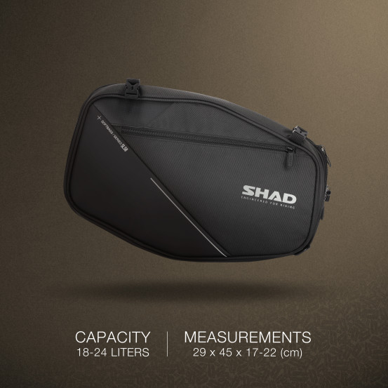 Sacoches cavalières extensibles SHAD SL58 36 à 46L V2