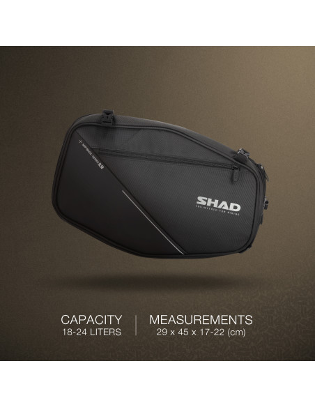 Sacoches cavalières extensibles SHAD SL58 36 à 46L V2