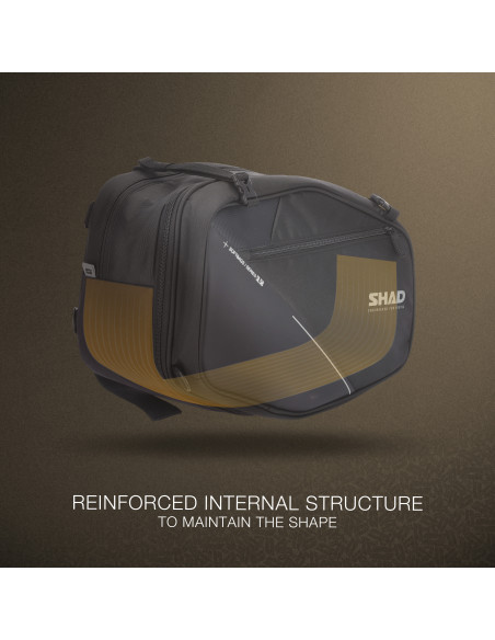 Sacoches cavalières extensibles SHAD SL58 36 à 46L V2