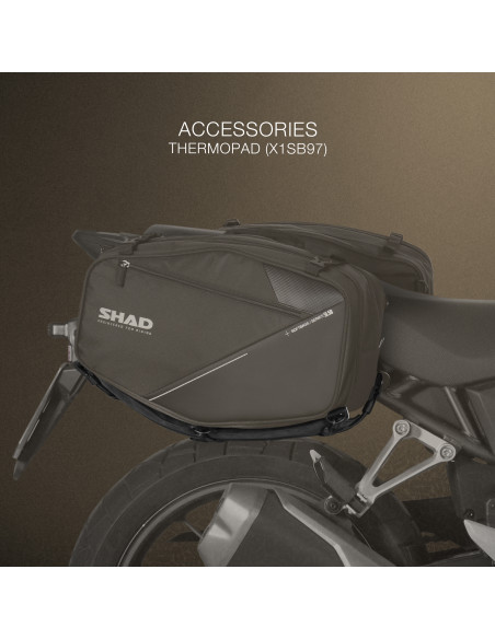 Sacoches cavalières extensibles SHAD SL58 36 à 46L V2