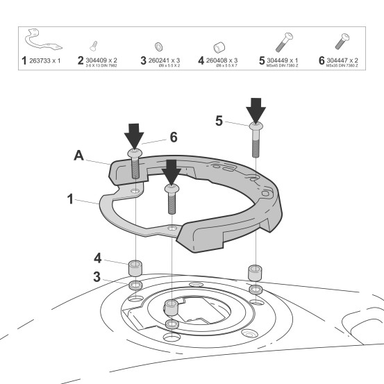 Support Click System SHAD Yamaha Tracer 7 / Tenere 700 / MT07 2025-2026 / MT125 2024-2026