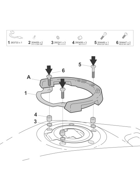 Support Click System SHAD Yamaha Tracer 7 / Tenere 700 / MT07 2025-2026 / MT125 2024-2026
