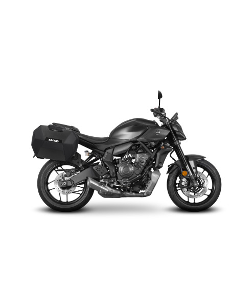 Supports valises latérales SHAD 3P System Yamaha MT07 2025-2026