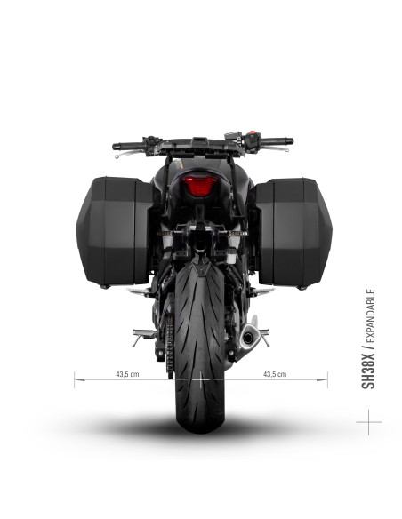 Supports valises latérales SHAD 3P System Yamaha MT07 2025-2026