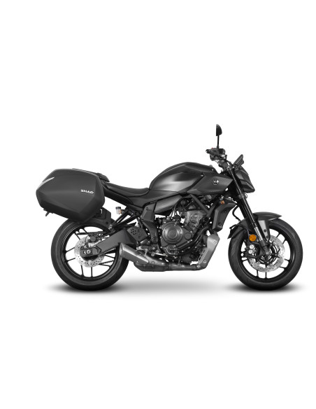 Supports valises latérales SHAD 3P System Yamaha MT07 2025-2026