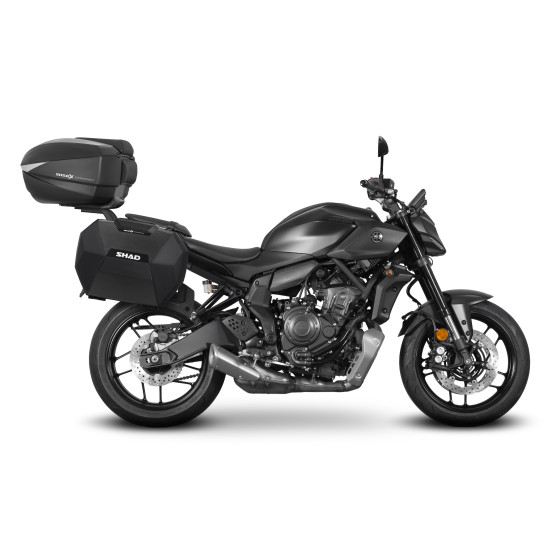 Supports valises latérales SHAD 3P System Yamaha MT07 2025-2026
