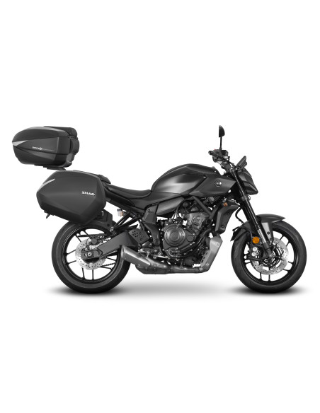 Supports valises latérales SHAD 3P System Yamaha MT07 2025-2026