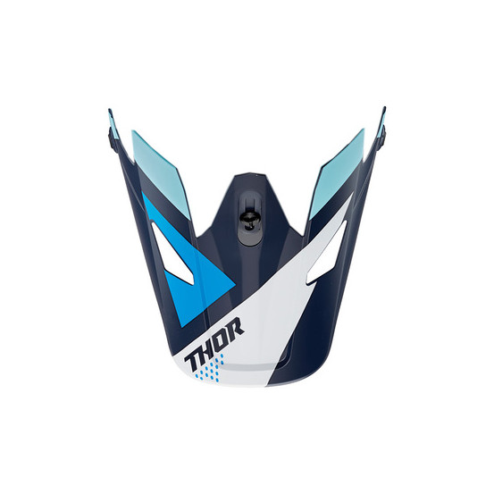 Visière de casque cross enfant Thor 2020 Sector Blade - Blanc Bleu