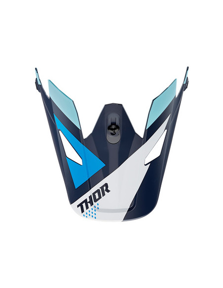 Visière de casque cross enfant Thor 2020 Sector Blade - Blanc Bleu