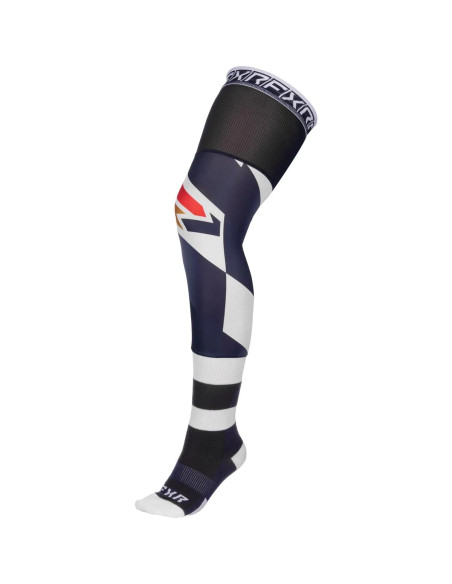 Chaussettes moto FXR Riding - Bleu Midnight Blanc