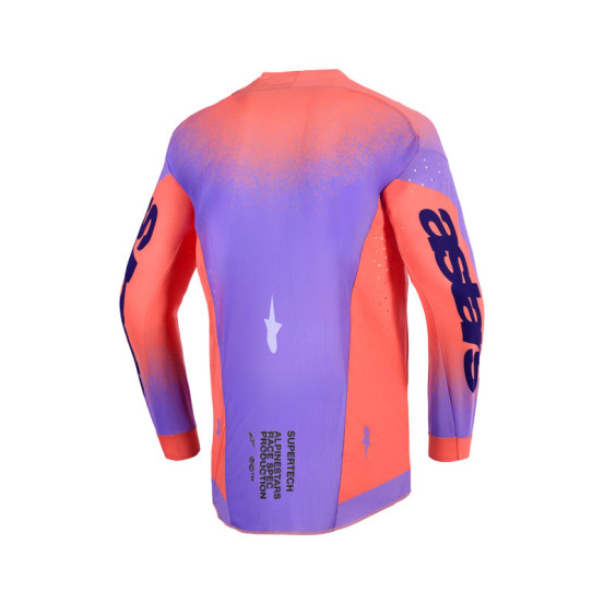 Maillot cross Alpinestars 2026 Supertech Scenz - Corail Mauve