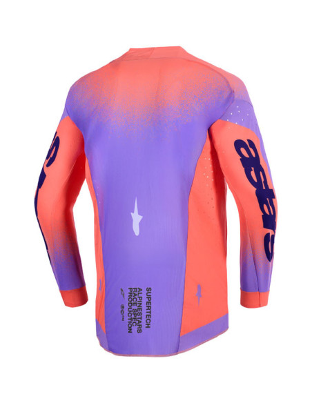 Maillot cross Alpinestars 2026 Supertech Scenz - Corail Mauve