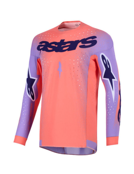 Maillot cross Alpinestars 2026 Supertech Scenz - Corail Mauve