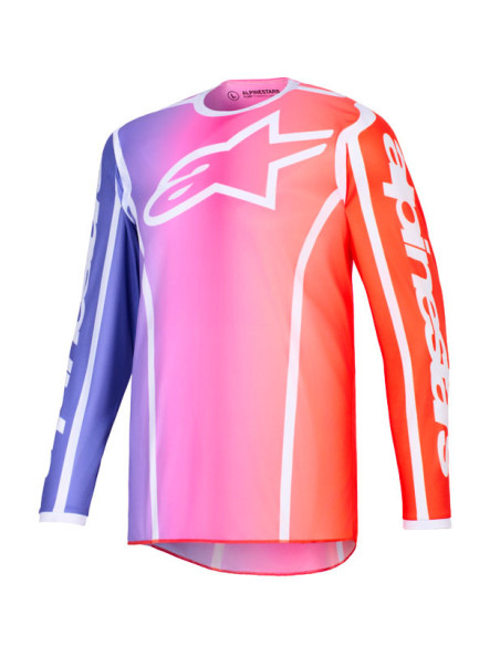 Maillot cross Alpinestars 2026 Fluid Apex - Multicouleur