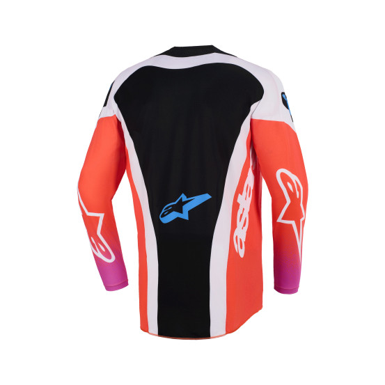 Maillot cross Alpinestars 2026 Techstar Knif - Light Gris Orange Fluo Noir