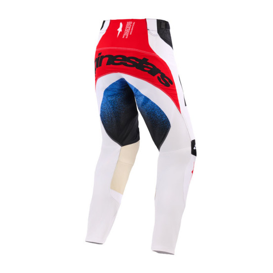 Pantalon cross Alpinestars 2026 Techstar Knif - Noir Blanc Rouge