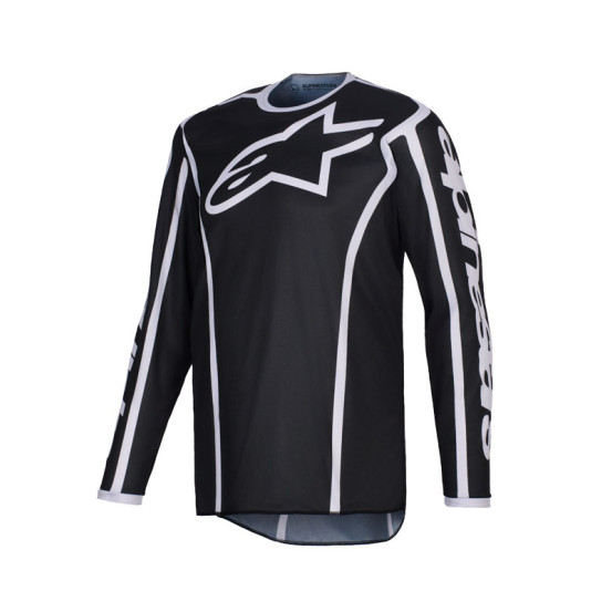 Maillot cross Alpinestars 2026 Fluid Apex - Noir Gris