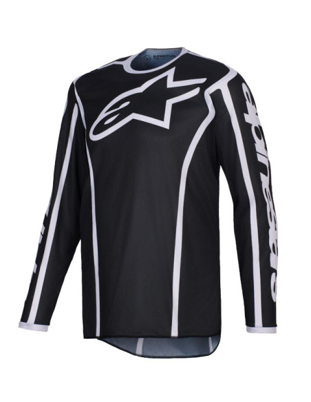 Maillot cross Alpinestars 2026 Fluid Apex - Noir Gris
