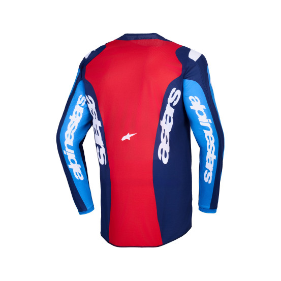 Maillot cross Alpinestars 2026 Fluid Grid - Bleu Rouge