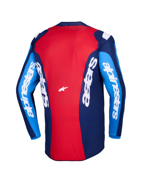 Maillot cross Alpinestars 2026 Fluid Grid - Bleu Rouge
