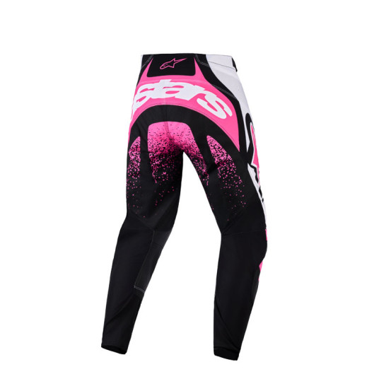 Pantalon cross femme Alpinestars 2026 Stella Techstar Nomur - Noir Blanc Fuchsia